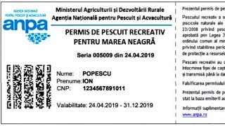 PERMIS DE PESCUIT ANPA 2020 CUM SA IL OBTINETI ONLINE [upl. by Brietta117]