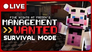 🔴FNAF MW Survival Mode 2  LIVE🔴 FNAF Management Wanted🐻 [upl. by Emoraj]