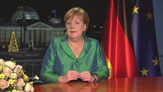 Neujahrsansprache 2020 von Bundeskanzlerin Angela Merkel [upl. by Rednael399]