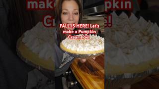 Only 6 ingredients Easy Pumpkin Cream Pie No baking pumpkinpie short recipe [upl. by Spillihp]