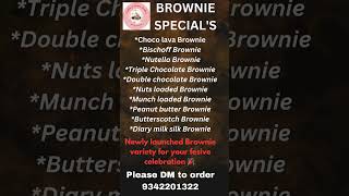 brownies browniewithoutoven brownie browncakes tirunelvelirecipies homebakingbusiness [upl. by Archle505]