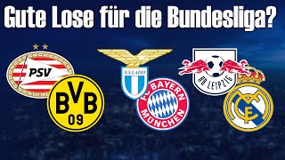 Bayern amp Dortmund im Glück Champions League Achtelfinale Auslosung 202324 [upl. by Eniluj380]