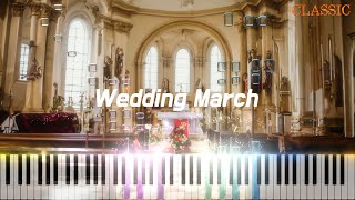 축혼 행진곡Wedding March  멘델스존Mendelssohn Piano [upl. by Orfinger]