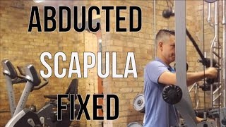 How To Fix Your Abducted Scapula [upl. by Enyawud787]