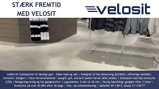 Velosit SL 502 Design Løsningen til et unikt cementbaseret designgulv [upl. by Ynnep]