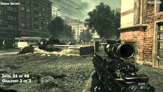 Call of Duty MW3 Goalpost  Intel Locations 202246 [upl. by Enetsirhc]