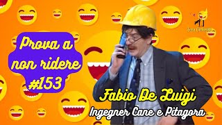 Fabio De Luigi  Ingegner Cane e Pitagora  Prova a non ridere 😝 Episodio 153 [upl. by Ahsilrac]