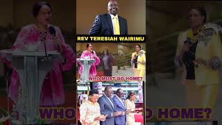 REVEREND TERESIAH WAIRIMU PROPHESY SOMEONE IS GOING HOME FROM THE REGIME [upl. by Nongim]