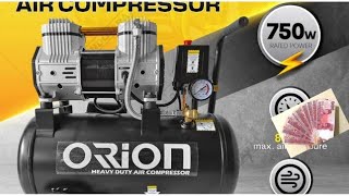 Kompresor Listrik Silent ORION DC100F 1 HP 24 Liter Tekhnologi Indonesia Mendunia ‼️ [upl. by Gill]