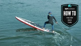 The step back turn  pivot turn  How to SUP videos [upl. by Vanny443]