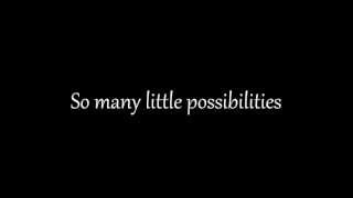 Freddie Stroma  Possibilities lyrics on screen [upl. by Hilliard]