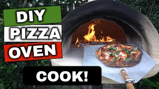 DIY Pizza Oven Build  Ep5 PIZZA COOK [upl. by Enicnarf]