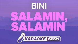 BINI  Salamin Salamin Karaoke [upl. by Nae]