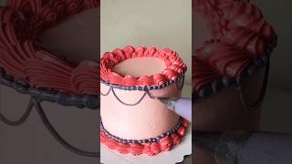 Beautiful Vintage cake idea🎂shorts shortsfeed cakedecorating youtubeshorts trending cake yt [upl. by O'Mahony]