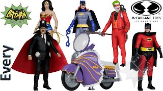 Every McFarlane Toys DC Multiverse Batman 66 Comparison List Wave 11 [upl. by Ire855]