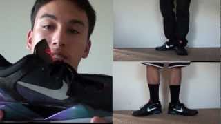 Nike Zoom Kobe VII quotInvisibility Cloakquot  Shoe PickupReview On Feet [upl. by Stephanus]