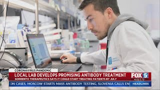 San Diego’s Sorrento Therapeutics Says Antibody Shows Ability To Block Virus [upl. by Antrim]