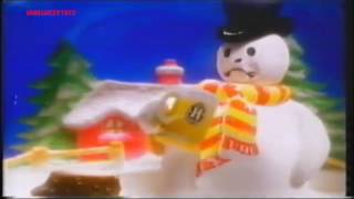 HEINEKEN LAGER BEER TV ADVERT 1981 CHRISTMAS SAD SNOWMAN INTO HAPPY SNOWMAN THAMES TV 1981 [upl. by Anyar]