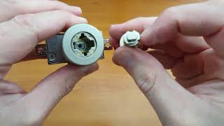 How to remove the cylinder from an Espagnolette lock [upl. by Orfield]