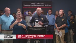 Gov McMaster provides update on SCs storm recovery efforts [upl. by Maxia]