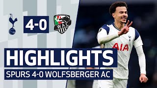 Dele Alli scores OUTRAGEOUS bicycle kick HIGHLIGHTS  SPURS 40 WOLFSBERGER AC  UEFA Europa League [upl. by Orren]