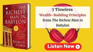 The Richest Man in Babylon By George S Clason  Detailed Audiobook Summary in English [upl. by Nanreik]