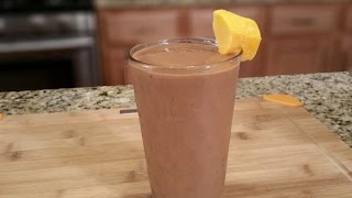 Chocolate Mango Smoothie with Chia Seeds  Summer Drinks [upl. by Otsuj]