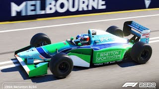 F1 2020  Benetton B194 HD [upl. by Aleahpar]