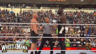 Brock Lesnar comes facetoface with Omos  WWE RAW 3132023 [upl. by Annemarie]