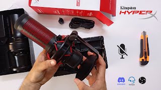 Hyperx QuadCast  Unboxing and Setup [upl. by Lepper]