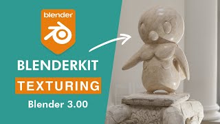 Blender 30 Beginner Textures tutorial with BlenderKit in 4 minutes [upl. by Aisa]