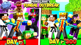 FINALE  300 DAYS IN FUNGAL INFECTION OUTBREAK WORLD😰 MINECRAFT [upl. by Sidky]