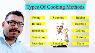 Cooking II Types Of Cooking Methods [upl. by Soutor]