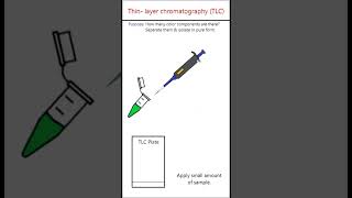 Thin Layer Chromatography chromatography TLC animation [upl. by Meenen]