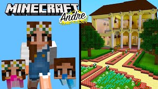 Minecraft Andre buscando casa nueva para la familia [upl. by Lowenstern]