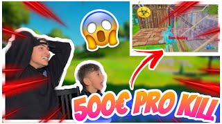 500€ pro KILL in FORTNITE für KLEINEN BRUDER😱💸  JamooTv [upl. by Amasa]