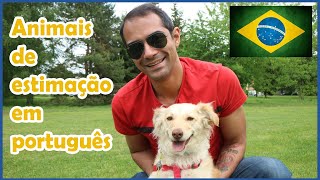 Animais de estimação em português  Aprender Português [upl. by Rebmak749]