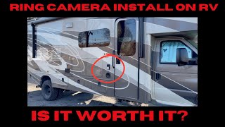 Ring Camera Install on RV is it worth it [upl. by Bill793]