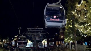 Woman stuck overnight in gondola at Lake Tahoe ski resort [upl. by Eanar]