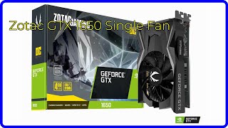 REVIEW 2024 Zotac GTX 1650 Single Fan ESSENTIAL details [upl. by Frasquito98]