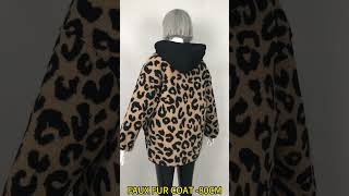 HFK0565 fashion coat FAUX FUR COAT 80CM [upl. by Ecnaiva]