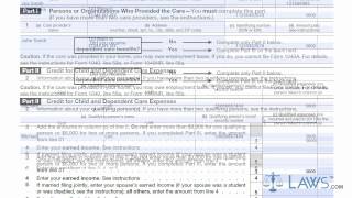 Learn How to Fill the Form 2441 Dependent Care Expenses [upl. by Orbadiah]