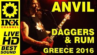 ANVIL daggers and rum  w UDO tour2016 Greece [upl. by Leeban]