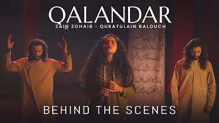 Qalandar  Behind The Scenes  Zain Zohaib ft Quratulain Baloch [upl. by Spada]