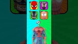 wrong heads spiderman venom cartoon spiderman catnap wrongheads [upl. by Aehtorod]