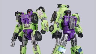 New Transformers Giant Legion Heavy Builder Mixer Mixmaster Scrapper Images from MechaInvasion [upl. by Ysteb]