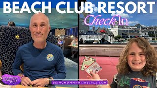 Checking in to Disneys Beach Club Resort amp Coral Reef Dinner at EPCOT  Disney Vlogs [upl. by Argela397]