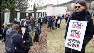 Lietuvoje gyvenantys Rusijos piliečiai susirinko atiduoti balsą atsakė ką palaiko [upl. by Kemp23]