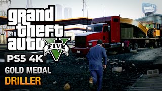 GTA 5 PS5  Mission 81  Driller Gold Medal Guide  4K 60fps [upl. by Siladnerb]