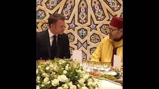 🇫🇷 Dîner dÉtat en lhonneur du président français Emmanuel Macron au Palais Royal de Rabat [upl. by Stiles]